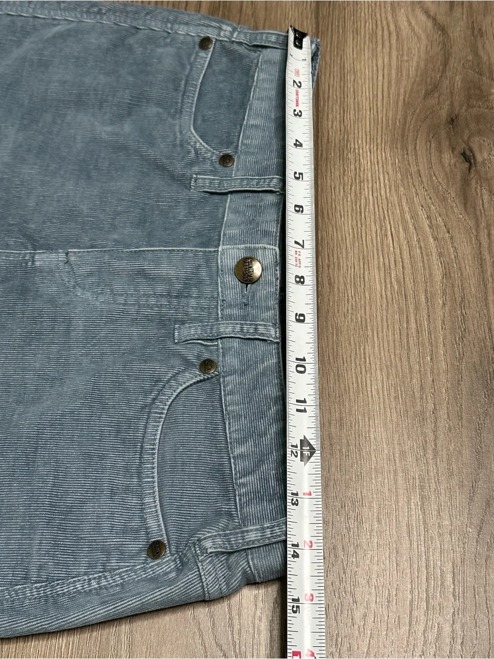 Carve Designs 14” Oahu Mid Rise Corduroy Skirt Blue Size 2